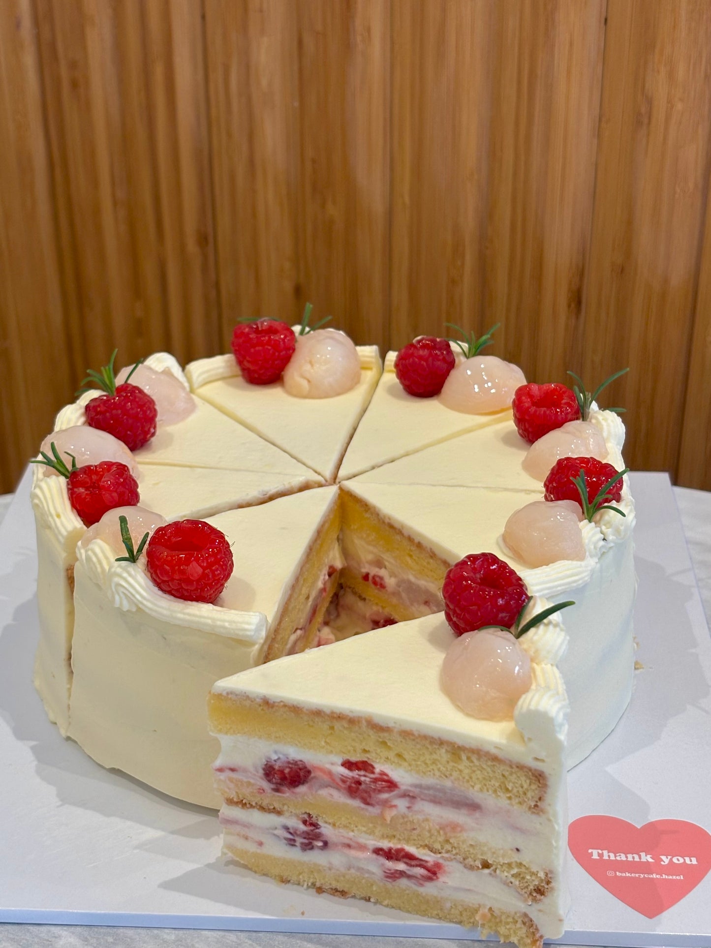 (Season Special) Lychee Raspberry Chiffon