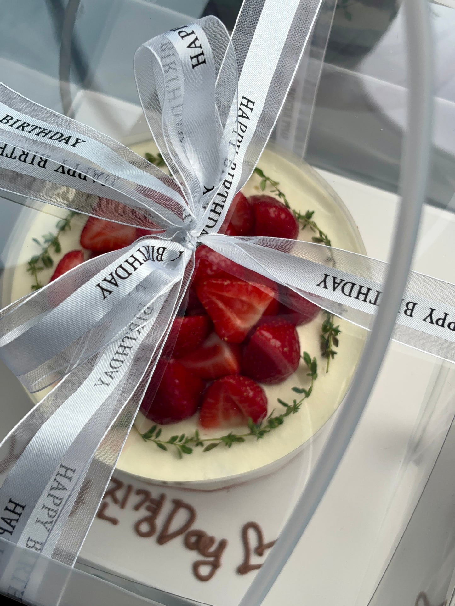 Strawberry Fraisier Cake
