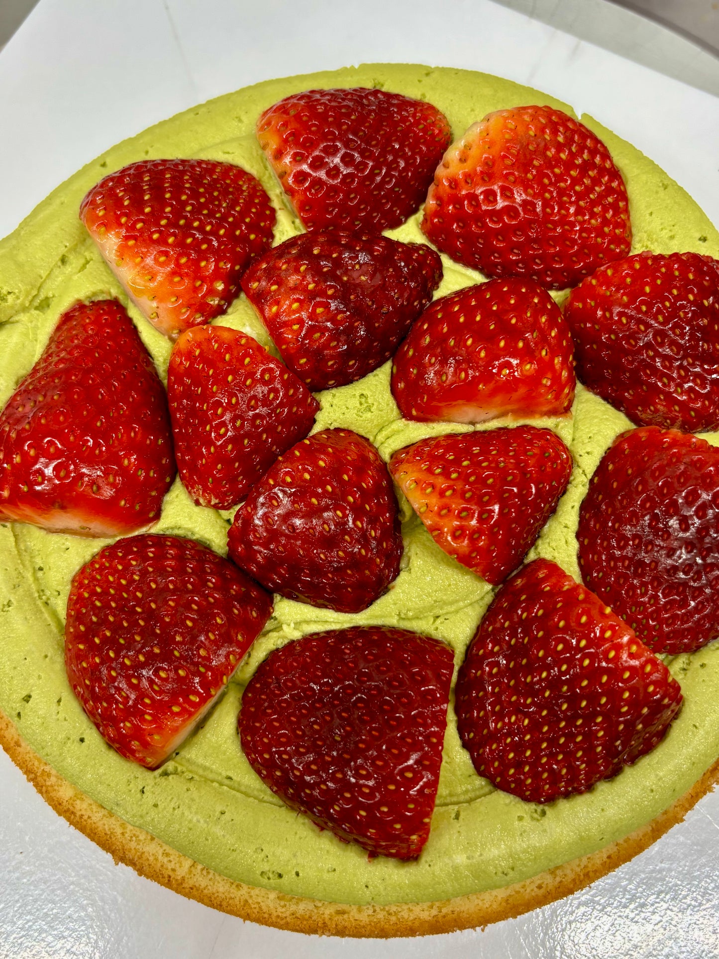 Strawberry Matcha Chiffon