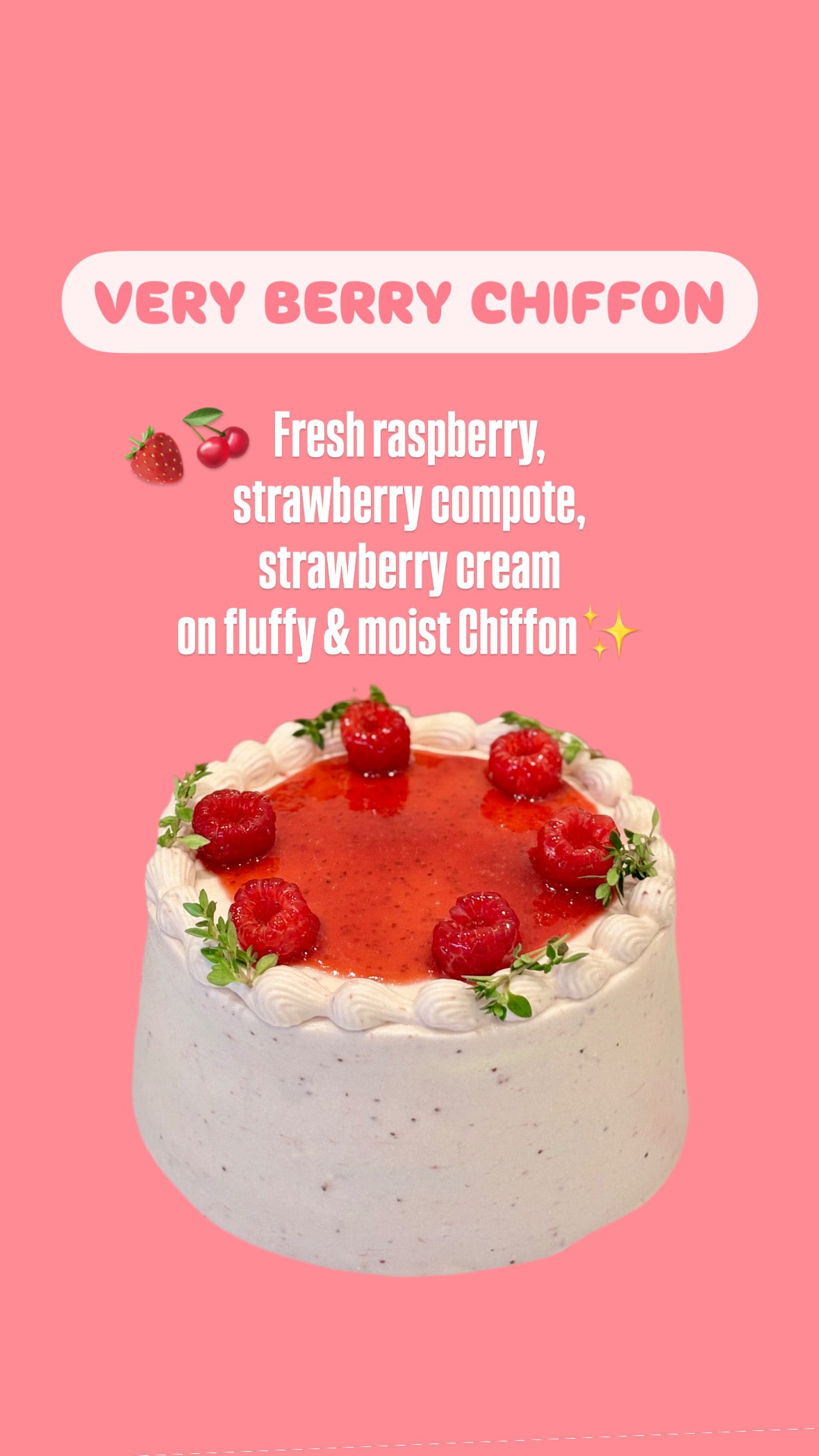 (Season special) Very Berry Chiffon