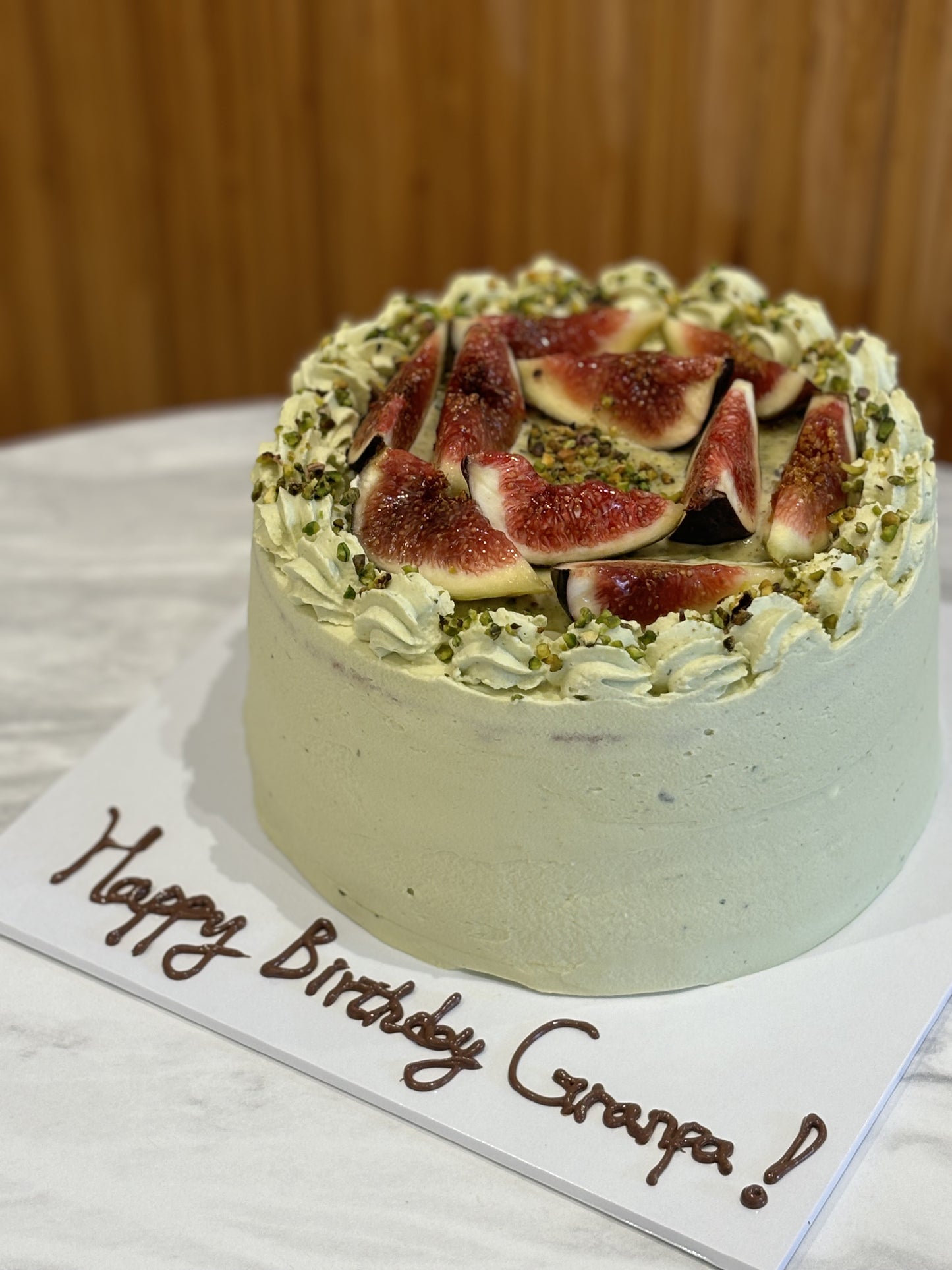 (Sold Out) Pistachio Fig Chiffon